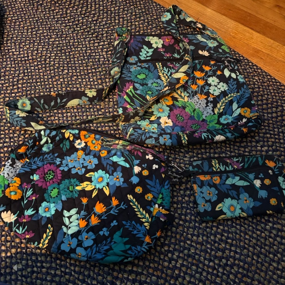 Vera Bradley Floral Multi-Color Bag Set